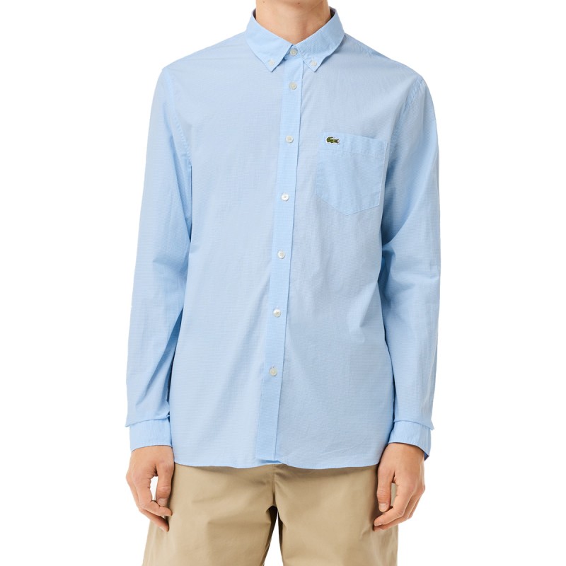 Lacoste Gingham Regular Fit Poplin Shirt LACOSTE Shirts