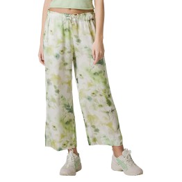 DEHA Deha Cropped satin printed pants