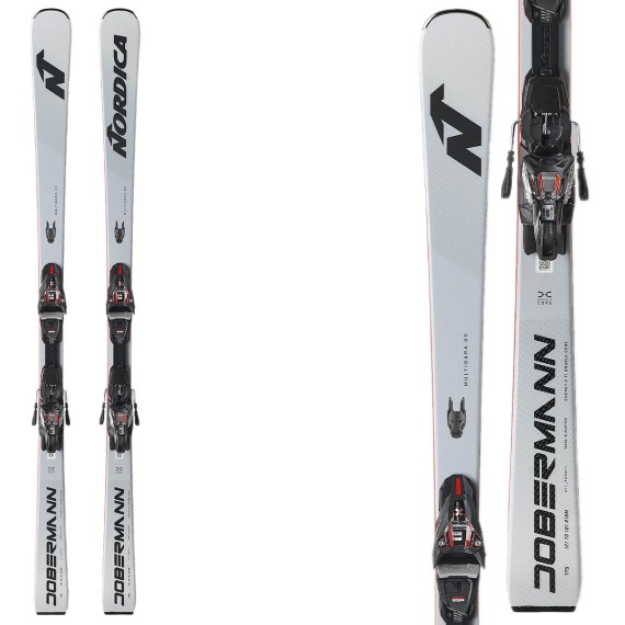 NORDICA Nordica Dobermann Multigara DC skis with Xcell 14 FDT bindings