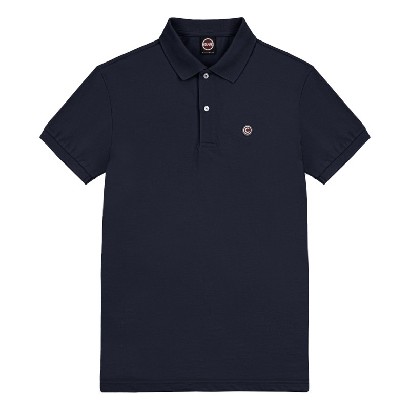 COLMAR ORIGINALS Colmar piqué polo with ribbed edges