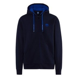 North Sails sweatshirt with full zip and NORTH SAILS logo Knitwear