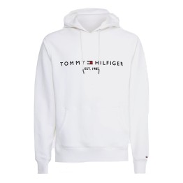  Sweat à capuche Tommy Hilfiger Logo Blanc