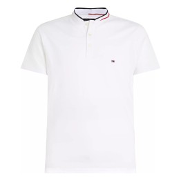  Polo Tommy Hilfiger Mao RWB Tipped Slim White