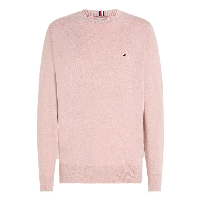 Maglioncino Tommy Hilfiger Mouline Organic Cotton Teaberry Blossom TOMMY  HILFIGER Maglieria