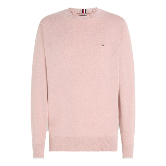 Maglioncino Tommy Hilfiger Mouline Organic Cotton Teaberry Blossom TOMMY  HILFIGER Maglieria