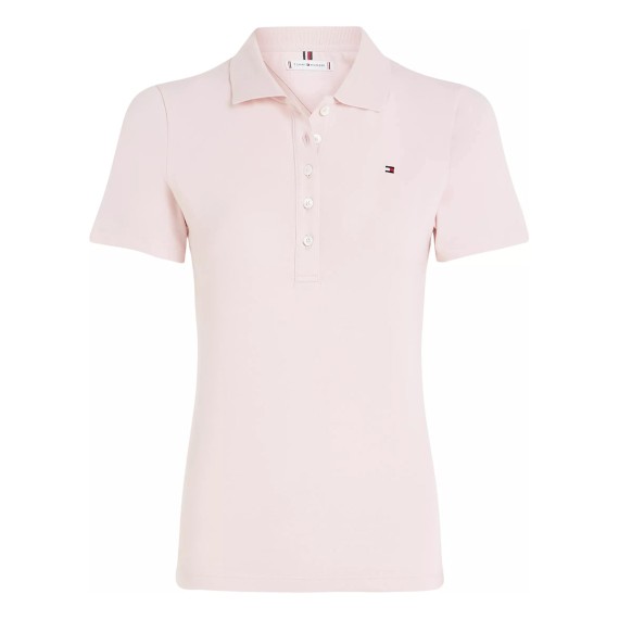 TOMMY   HILFIGER Tommy Hilfiger 1985 Collection Slim Fit Whimsy Pink Polo
