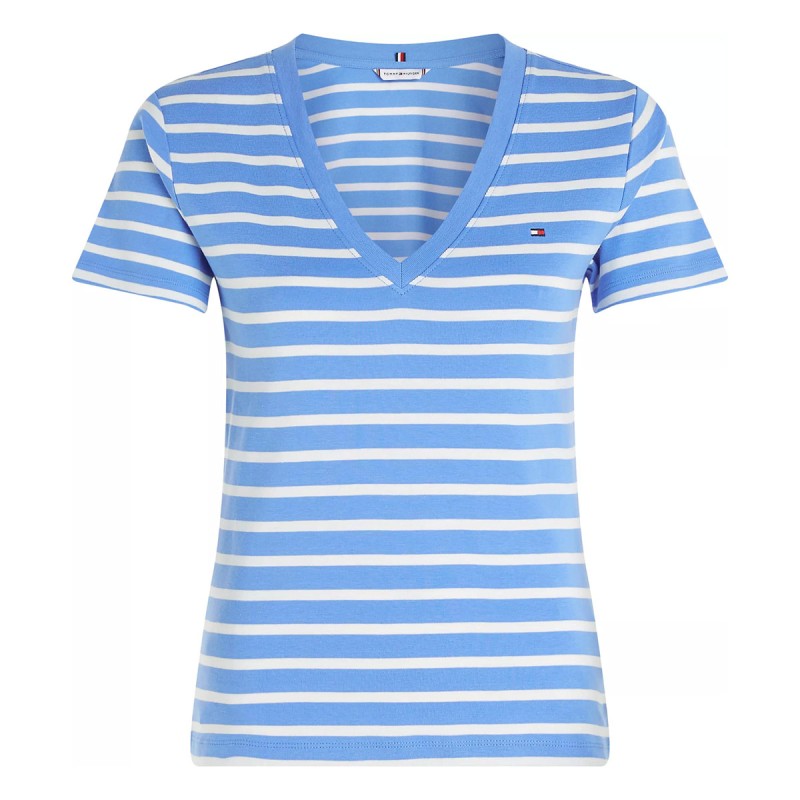 TOMMY   HILFIGER Tommy Hilfiger New Slim Cody V-Neck Breton T-shirt