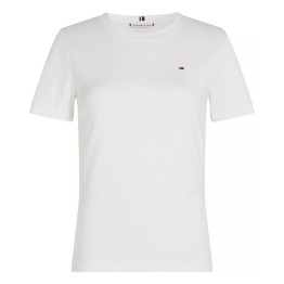  Camiseta Tommy Hilfiger Slim Fit Ecru