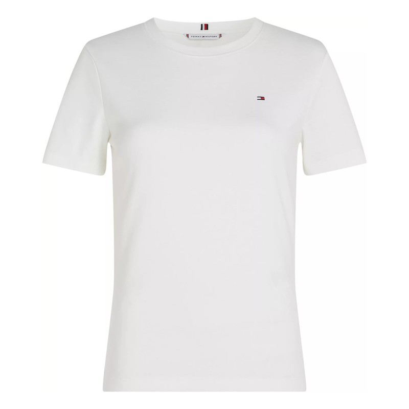 TOMMY   HILFIGER Tommy Hilfiger Slim Fit Ecru T-shirt