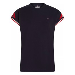 TOMMY   HILFIGER Camiseta Tommy Hilfiger Stripe SLV de manga corta