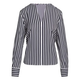 TOMMY   HILFIGER Blusa Tommy Hilfiger de corte relajado a rayas con escote en V