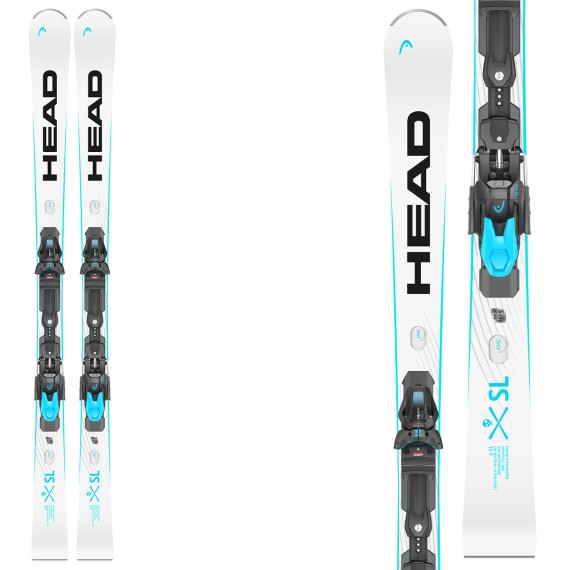 HEAD Head WC Rebels e-SL SW Skis with Freeflex ST 14 Bindings