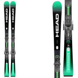  Head Supershape e-Magnum Skis with PRD 12 GW Bindings