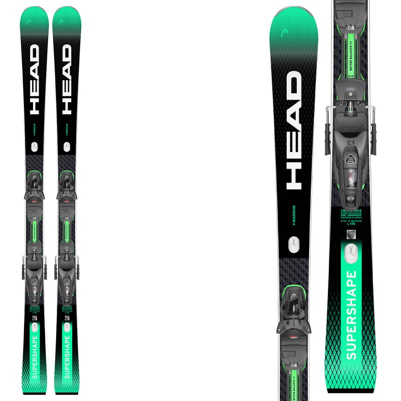 HEAD Head Supershape e-Magnum Skis with PRD 12 GW Bindings