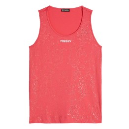  Freddy tank top in lightweight paisley print jersey all over