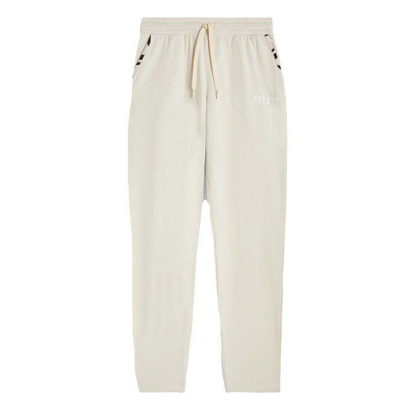 FREDDY Pantaloni Freddy slim fit in jersey con dettagli zebrati