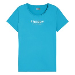 FREDDY T-shirt sportiva Freddy in tessuto tecnico traspirante
