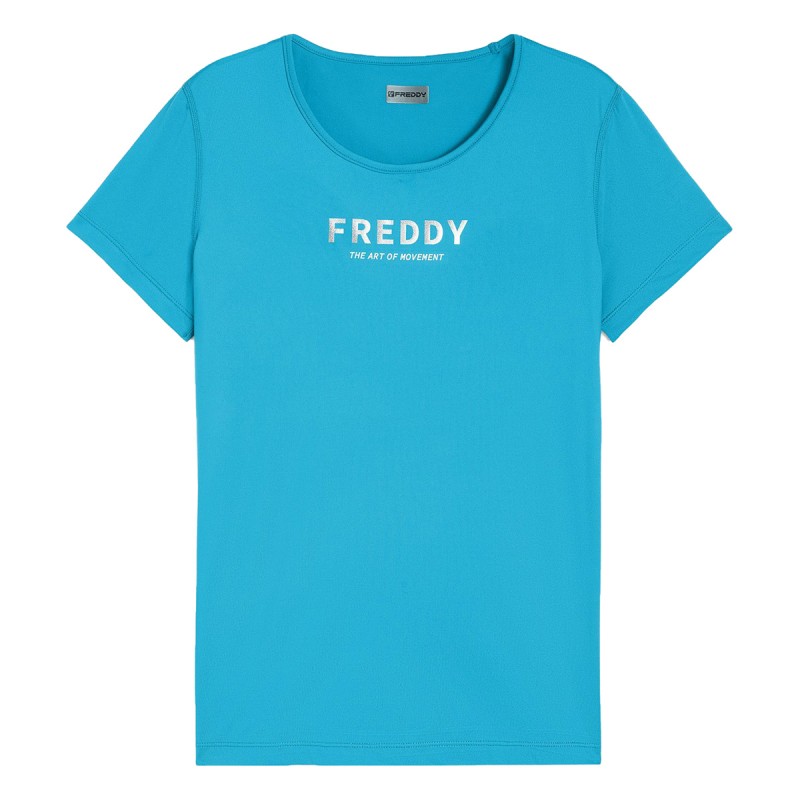 FREDDY T-shirt sportiva Freddy in tessuto tecnico traspirante