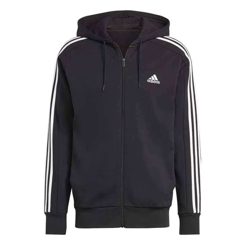 ADIDAS Adidas Essentials French Terry 3-Stripes Full-Zip Hoodie