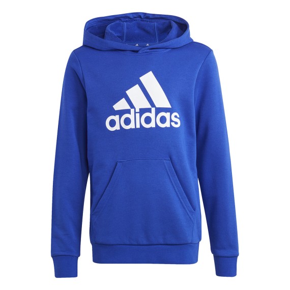 ADIDAS Felpa con cappuccio Adidas Big Logo Essentials Cotton Jr Blue ADIDAS Felpa con cappuccio Adidas Big Logo Essentials Cotton Jr Blue