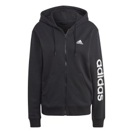  Adidas Essentials Linear Full-Zip French Terry Hoodie