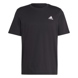  Adidas Essentials Single Jersey Embroidered Small Logo Black T-shirt