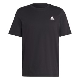 ADIDAS Adidas Essentials Single Jersey Embroidered Small Logo Black T-shirt