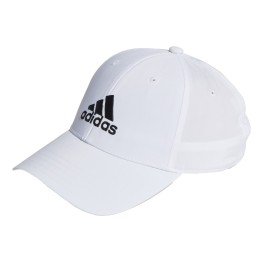  Adidas Embroidered Logo Lightweight White Cap