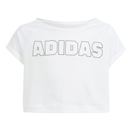  Camiseta Adidas Aeroready Dance Crop Junior
