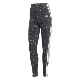  Adidas Essentials 3-Stripes Animal Print Leggings