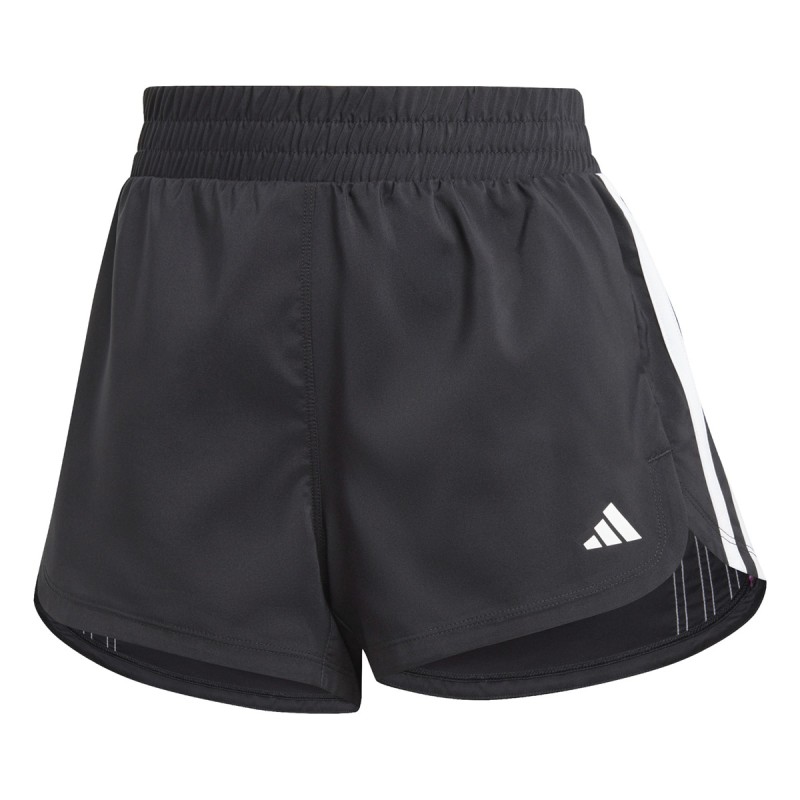 ADIDAS Adidas Pacer 3-Stripes Woven Mid-Rise Shorts