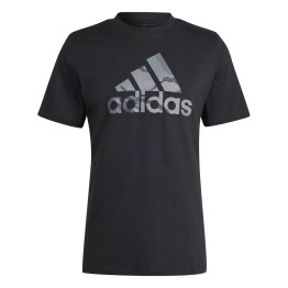  Adidas Camo Badge of Sport Graphic Black T-shirt