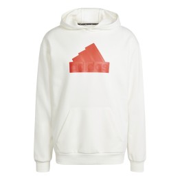  Sudadera con capucha Adidas Future Icons Badge of Sport White