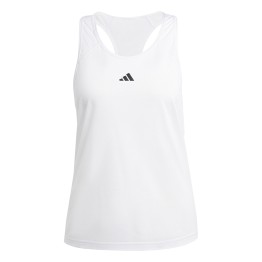  Camiseta sin mangas Adidas Train Essentials Minimal Branding Racerback White
