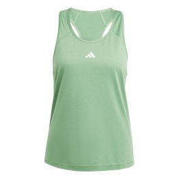  Camiseta sin mangas Adidas Train Essentials Minimal Branding Racerback Green