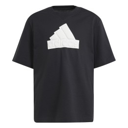  Adidas Future Icons Logo Piqué Black T-shirt