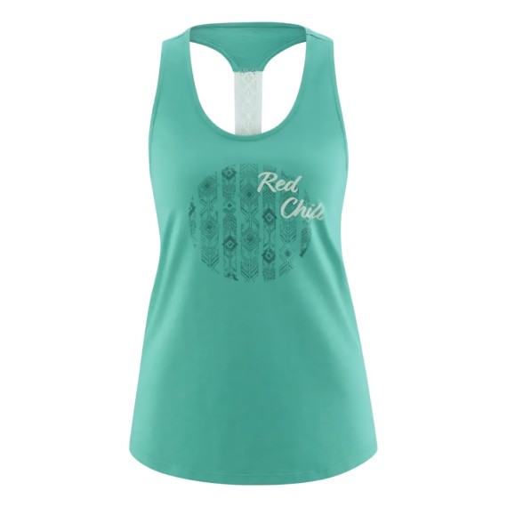 RED CHILI Red Chili Wo Gamba Green Lagoon Tank Top