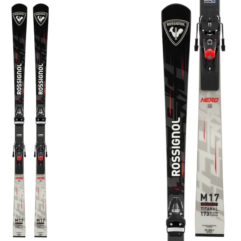 ROSSIGNOL Skis Rossignol Hero Master LT R22 avec fixations SPX 15