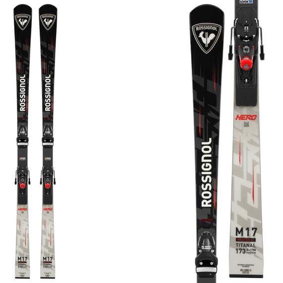 ROSSIGNOL Rossignol Hero Master LT R22 Skis with SPX 15 Bindings