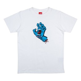 SANTA CRUZ T-shirt Santa Cruz Youth Screaming Hand White