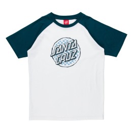 SANTA CRUZ T-shirt Santa Cruz Breaker Check Dot Front Youth Custom