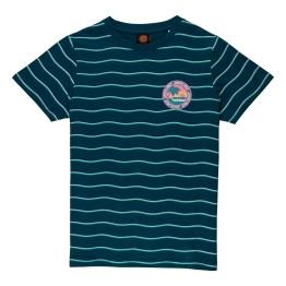 SANTA CRUZ Camiseta Santa Cruz Paradise Break Youth Custom Tidal Teal