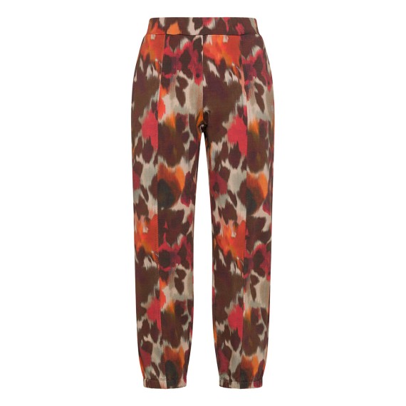 DEHA Jogger Deha stampato in cotone e modal DEHA Jogger Deha stampato in cotone e modal