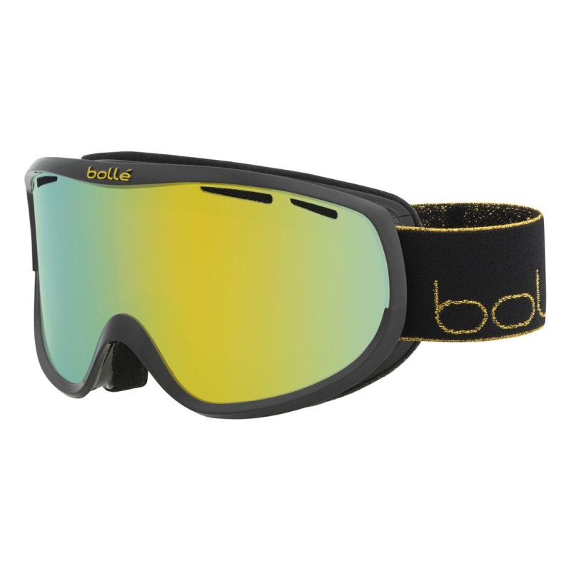 BOLLE' Masque de Ski Bollé Sierra Black Gold Shiny Sunshine BOLLE' Masque de Ski Bollé Sierra Black Gold Shiny Sunshine