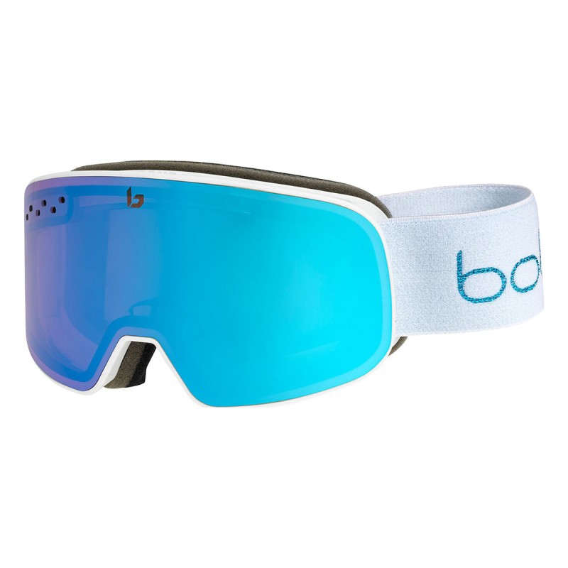 BOLLE' Maschera sci Bollé Nevada Small White Blue Metallic Azure BOLLE' Maschera sci Bollé Nevada Small White Blue Metallic Azure