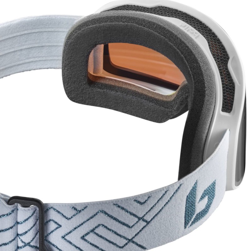 BOLLE' Maschera sci Bollé Nevada Small White Blue Metallic Azure BOLLE' Maschera sci Bollé Nevada Small White Blue Metallic Azure
