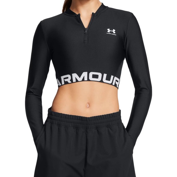 UNDER ARMOUR Camiseta Under Armour HeatGear Rib 1/4 Zip UNDER ARMOUR Camiseta Under Armour HeatGear Rib 1/4 Zip