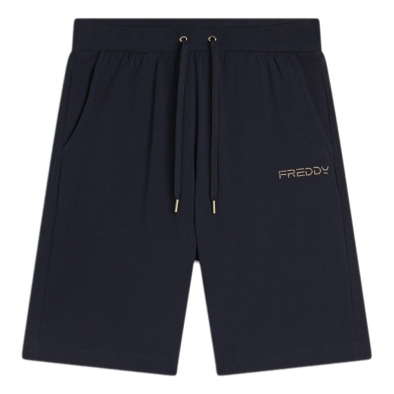 FREDDY Pantalones cortos Freddy Jersey Strass Logo