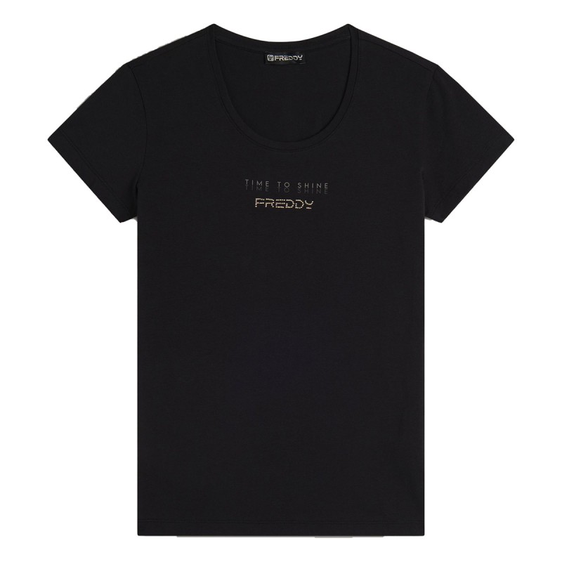 FREDDY Camiseta Freddy Jersey Stretch Bicolor Graphic