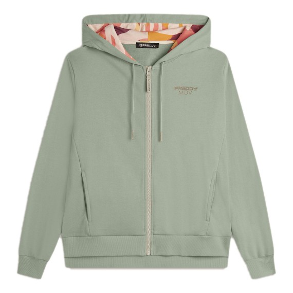 FREDDY Freddy Hoodie with Zebra Print